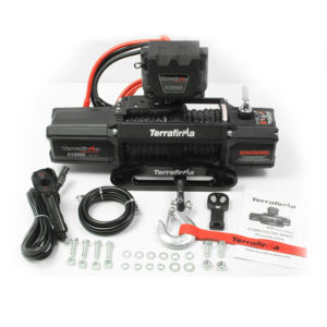Winch A12000 - Complete with Remote, Synthetic Rope and Fairlead